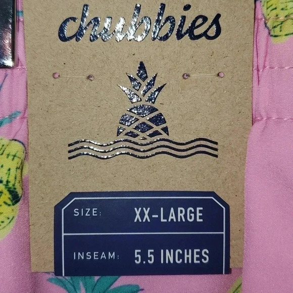 Chubbies The Quick Dips 5.5" Swim Trunks with Liner Shorts Mens Size XXL NWT - Picture 4 of 13
